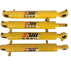 Front and rear earrings hydraulic cylinder